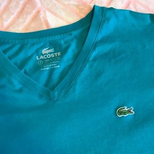 Men's Lacoste V-neck Tee
